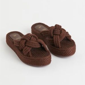 H&M Platform Rope Sandal